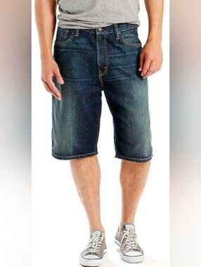 Levi's Men's 569 Loose Fit Blue Jean Shorts